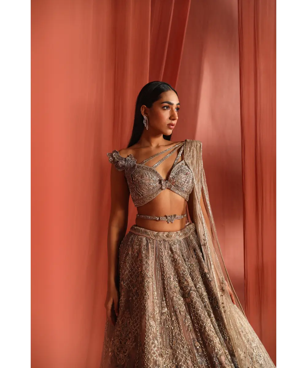 ADAARA COUTURE-  Flair Bloom Lehenga